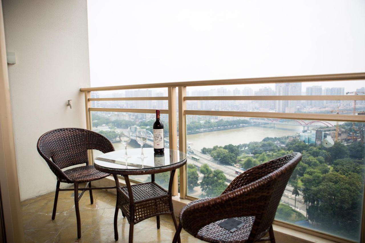 Waifiden Guangzhou Haizhu Square Wanyi Apartment Dış mekan fotoğraf